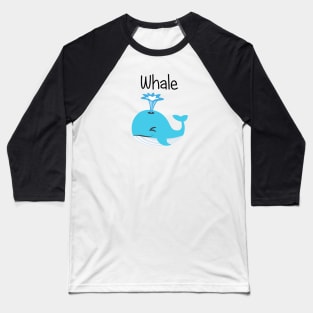 Blue Whale Baseball T-Shirt